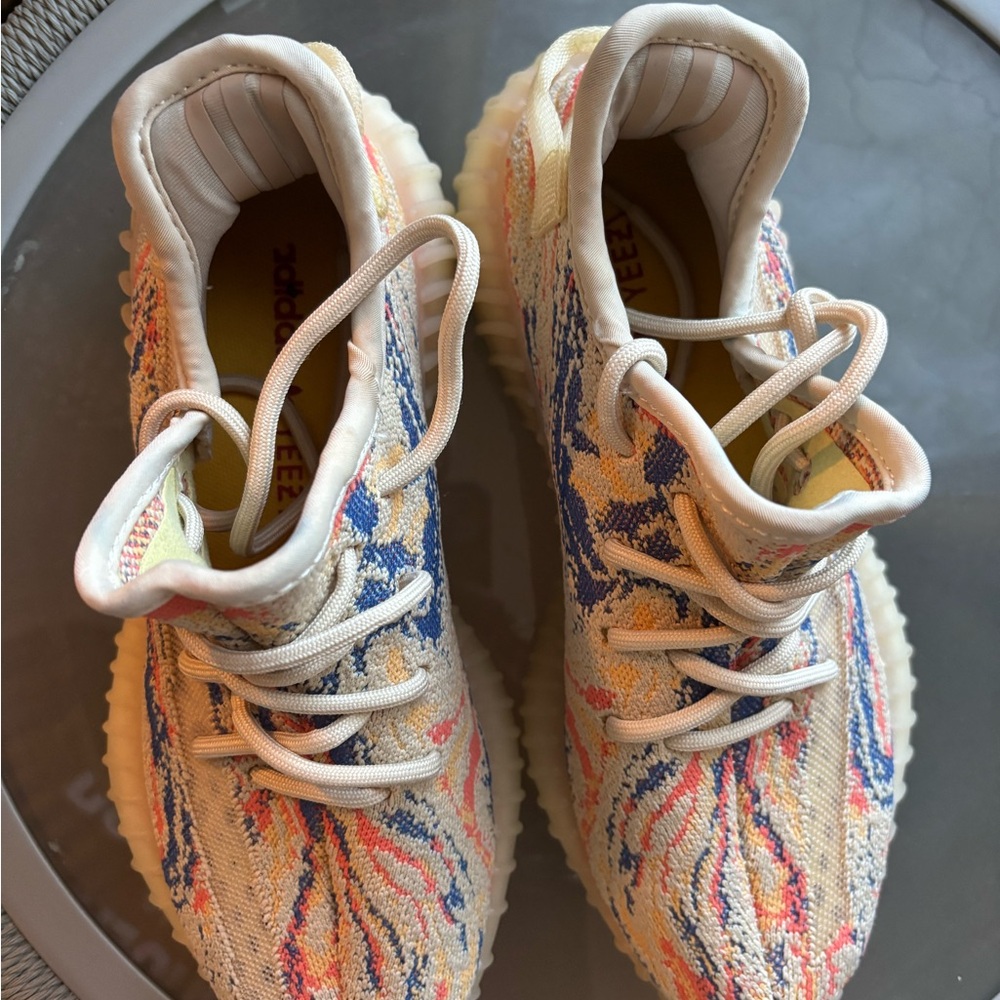 Adidas Yeezy Boost Multicolor Knit Sneakers